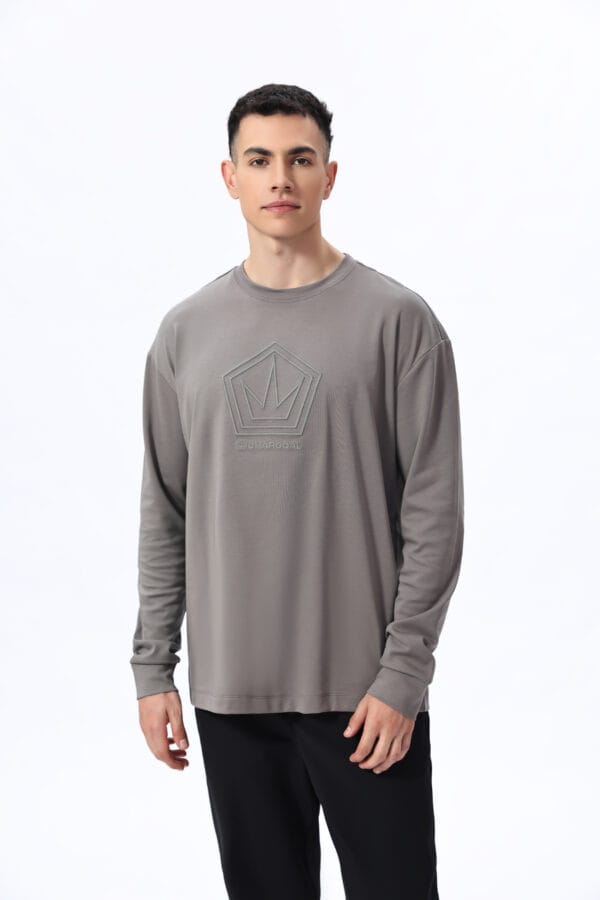 Charcoal Men’s Blouse