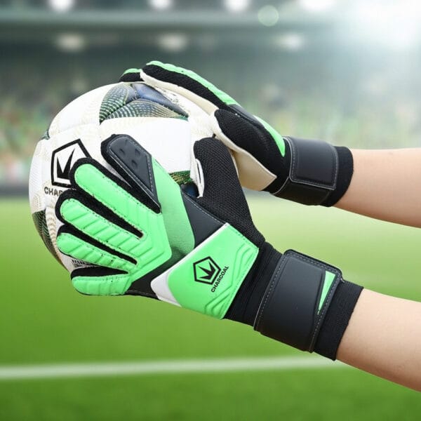 Charcoal Football Gloves