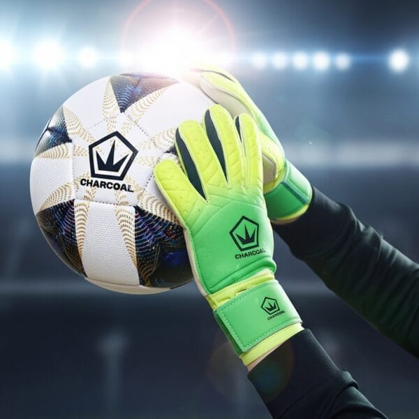 Charcoal Football Gloves