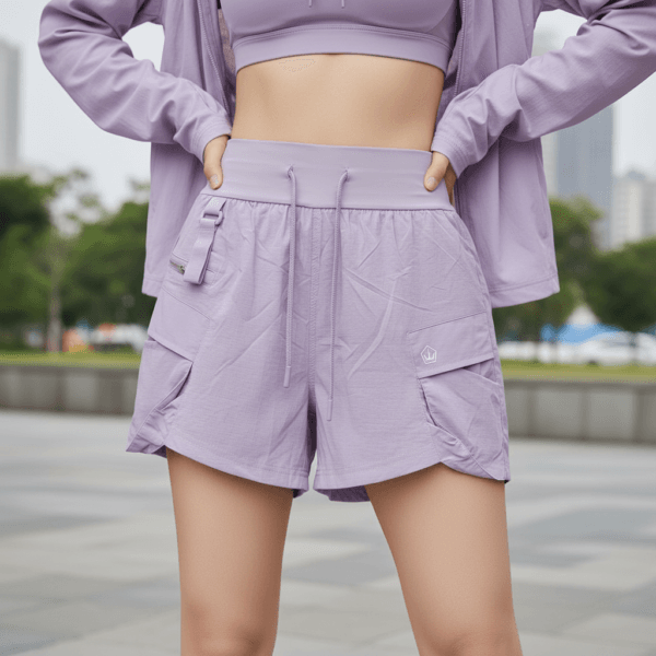 Charcoal Women's Sports Shorts