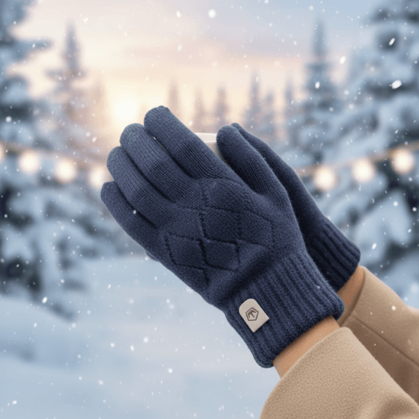 Charcoal Winter Gloves