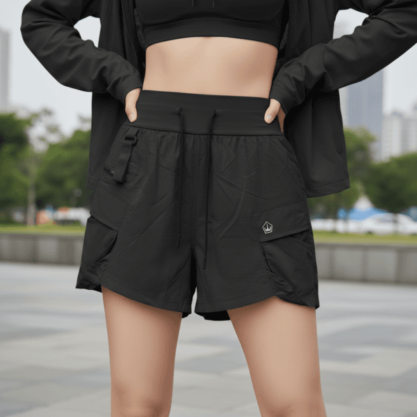 Charcoal Women's Sports Shorts