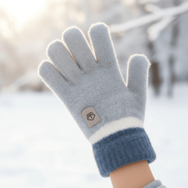 Charcoal Winter Gloves for Kids