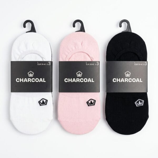Charcoal Women's Socks - 3 Pair (35-40)